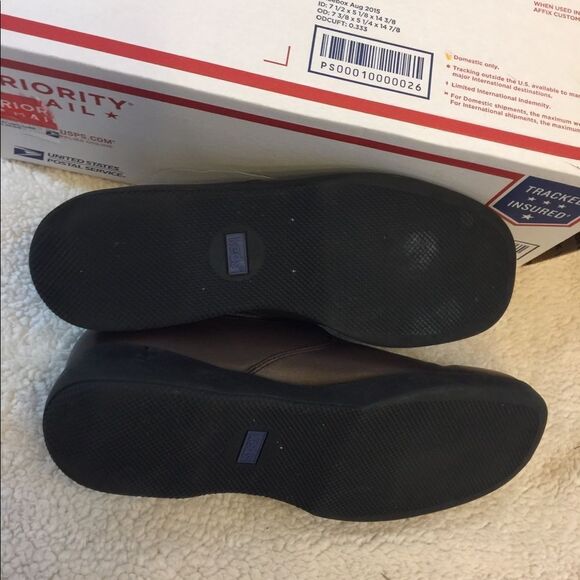 KEDS brown leather loafers size 10 - Picture 4 of 4